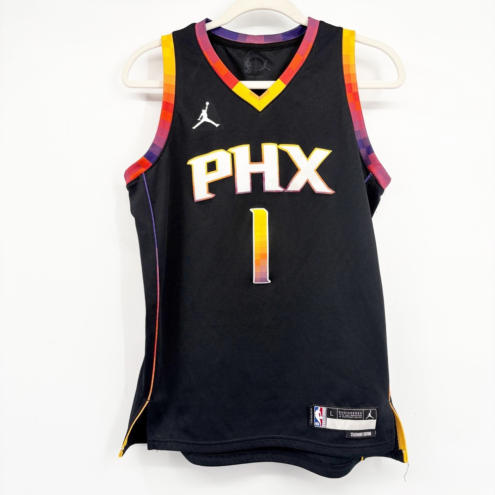Jordan Mens NBA Phoenix Suns Devin Booker Statement Edition Jersey Size L